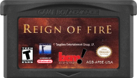 Reign of Fire GameBoy Advance US box art